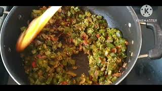 lady finger masala curry Bhindi magic masala curry Recipe [upl. by Naanac269]