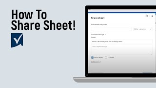 How to Share Sheet in Smartsheet Account easy [upl. by Lienhard]