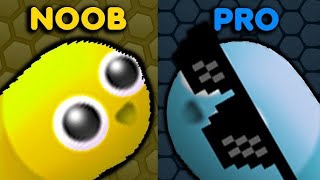 Noob vs Pro in slitherio [upl. by Virgina809]