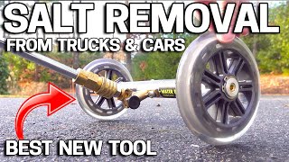 How to Clean your Cars Undercarriage in 3 Minutes Winter Salt amp Snow Removal [upl. by Iahc]