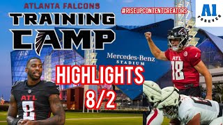 Atlanta Falcons Training Camp Highlights  Recap 82 atlantafalcons [upl. by Ingra89]