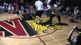 BBOY Accident  Newport High School 2011 [upl. by Ramyar132]