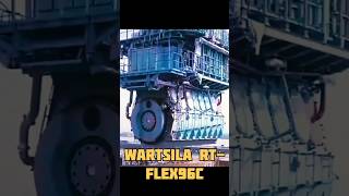 Most Powerful Ship Engine।। Wartsila RT Flex96C।। dieselengine containership [upl. by Hairabez222]