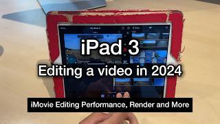 I edited a video on the iPad 3 in 2024 [upl. by Ojyma]