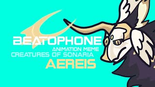 BEATOPHONE Animation Meme  Creatures of Sonaria Aereis [upl. by Arodnap602]