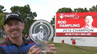 Highlights  Rod Pampling wins in dramatic fashion at Shriners [upl. by Peterec]