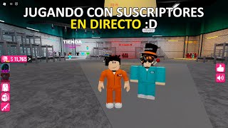 JUGANDO ROBLOX CON SUSCRIPTORES D [upl. by Tattan24]