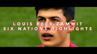 Louis ReesZammit  Six Nations Highlights [upl. by Connelly]