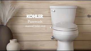 KOHLER Purewash™ Manual Bidet Seat [upl. by Letta]