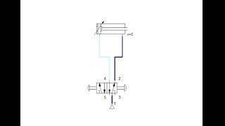 Simple ElectroPneumatic Circuit [upl. by Sergias]