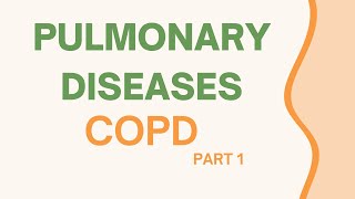 🫁Pulmonary Diseases COPD Pathophysiology “Part 1” [upl. by Berriman]