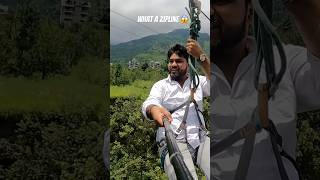 Awesome Zip Line zipline solangvalley manali shorts ytshort [upl. by Euqinotna]