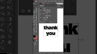 Editable outline text in adobe illustrator adobeillustrator illustratortutorial shorts [upl. by Einad129]