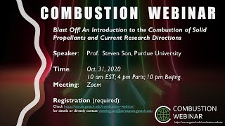 Blast Off An Introduction to the Combustion of Solid Propellants and Current Research Directions [upl. by Kcirddahc]