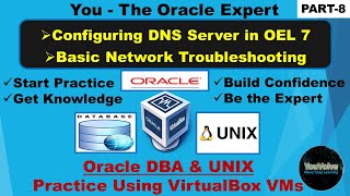 Configuring DNS Server in Linux  NetworkDNS Troubleshooting using ping telnet traceroute commands [upl. by Malo972]