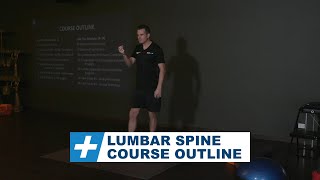 Lumbar Spine Course Outline  Tim Keeley  Physio REHAB [upl. by Cornela534]