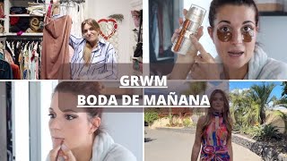 GRWM  Mi primera BODA de MAÑANA  Marilyns Closet [upl. by Lunna]