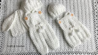 Easy crochet baby overallcraft amp crochet baby rompers [upl. by Haimaj319]