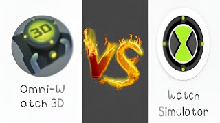 omni watch 3d watch simulator vs omnitrix simulator 2d [upl. by Ellered80]