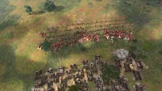 AOE4 Who Wins l 50 Mangonels vs 200 Streltsy [upl. by Yrogreg797]