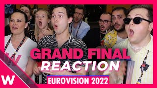 Eurovision 2022 Live reaction to grand final results [upl. by Paulsen354]