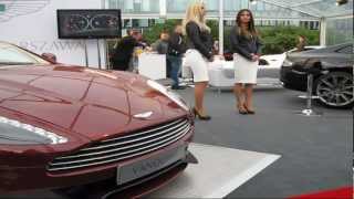 Aston Martin Vanquish and tired legs of hostess [upl. by Guod]