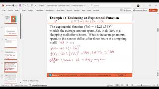 Chapter 4  Section 41 Exponential Functions [upl. by Eldrid434]