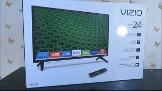 Vizio 24quot D24 D1 smart TV Review 2016 [upl. by Ayidah101]