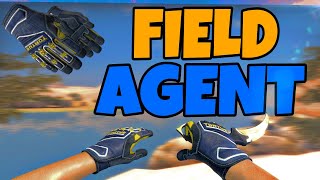 CS GO SKIN PACK SPECIALIST GLOVES quotFIELD AGENTquot FOR CS 16 Chrome Effect [upl. by Annayrb531]