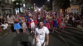 La Bande a Béziers  Batucada Percussions Danseuses de la rue [upl. by Ahseekan]