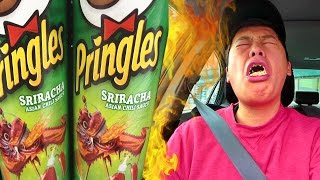 TASTING WEIRD PRINGLES FLAVORS [upl. by Atikin]