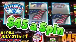 3 Reel Slots Triple Double Butterfly Slot Triple Double Stars Slot at Pala Casino [upl. by Raasch]