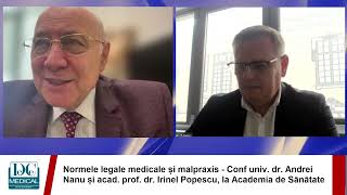 Normele legale medicale și malpraxis Conf univ dr Andrei Nanu la Academia de Sănătate [upl. by Noiek]