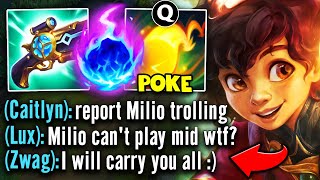 My whole team flamed me for picking Milio mid and then I carried them all [upl. by Sarchet]