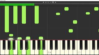 Asylums for the Feeling Piano Synthesia Tutorial [upl. by Aniala]