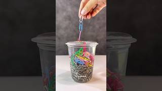 Jadi totalnya brapa gais 🤔 paperclip water experiment [upl. by Erbma]