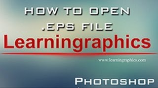 how to open EPS file [upl. by Ahsika]