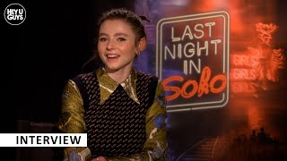 Thomasin McKenzie Interview  Last Night in Soho [upl. by Haroun]