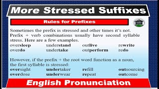 More Stressed Suffixes  More Stressed Suffixes  American Accent [upl. by Roz549]