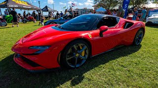 Florida Exotic amp Classic Auto Show  Cocoa Village Concours Photo Tour [upl. by Einuj]