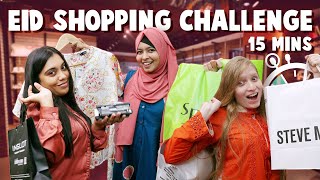 EID Shopping Challenge With Friends in 15 Minutes Who has the BEST Outfit [upl. by Mukerji]