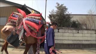 平25310日【仮】篠塚の初午祭（栃木県小山市） [upl. by Merta]