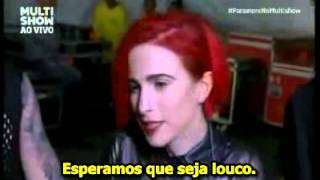 Paramore  Entrevista Circuito Banco do Brasil 2014 LEGENDADO paramorecombr [upl. by Durwin]