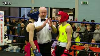 46kg ABA Cadet final Joel Murphy Love ABC V Jack Hatton Tameside Elite [upl. by Deden627]