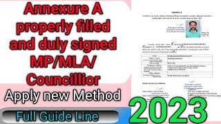 Annexure A properly filled and duly signed MPMLACouncillior 2023 ll Annexure A form fill 2023 se [upl. by Evslin]