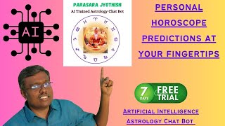 Free Artificial Intelligence Astrology Chat Bot Trial Version  Parasara Jyothish [upl. by Elleb478]