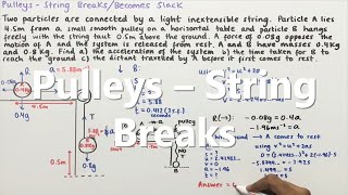 Pulleys  String Breaks [upl. by Rumpf]