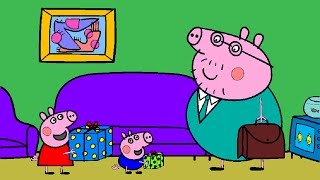 Peppa Pig Coloring Pages ft Daddy Pig Fathers Day Special Coloring Sheet Part 1 [upl. by Abbot]