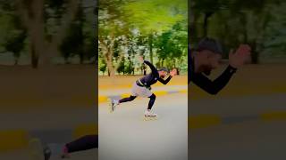 Shahzad skater speed skating😍😍skater skating inlineskating youtubeshorts ytshorts youtube [upl. by Aicirtak939]