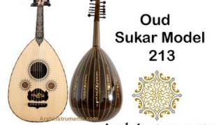 Syrian Oud By Ibrahim Sukar Model 213 For Sale Farid al atrach  Tuta [upl. by Tinya776]